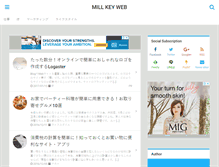 Tablet Screenshot of millkeyweb.com